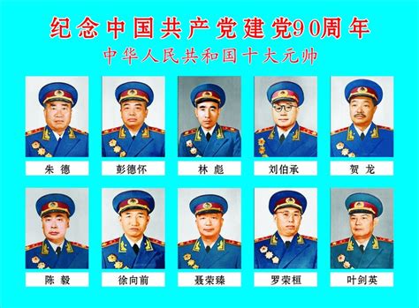 十大元帥下場|中華人民共和國十大元帥